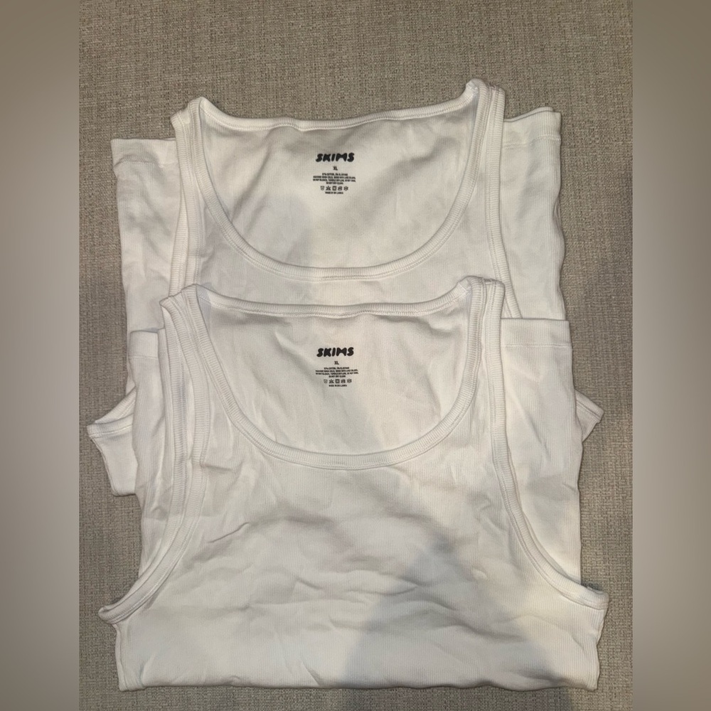 SKIMS Rib Stretch Cotton Tanks